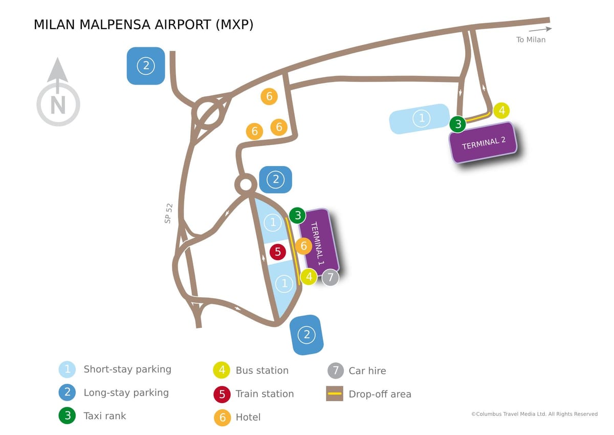 milan malpensa terminal 1 carte