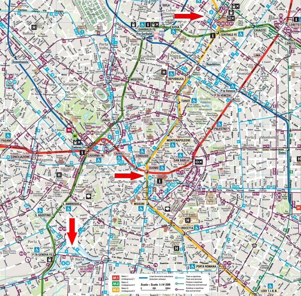 milan navigli carte