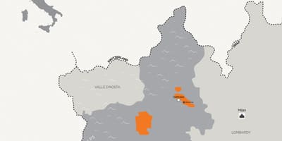 La carte de milan et les villes alentours